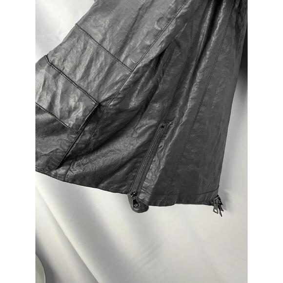 John Varvatos Snap Front Motocross Linen Jacket Black Size 50 EU, 40 US - Picture 6 of 13